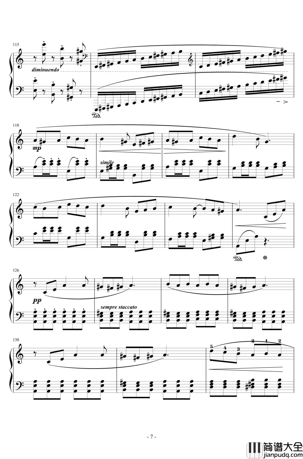 Vamo_Alla_Flamenco钢琴谱_Final_Fantasy_IX_植松伸夫