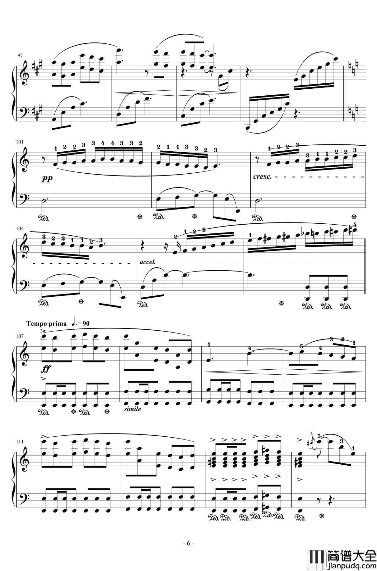 Vamo_Alla_Flamenco钢琴谱_Final_Fantasy_IX_植松伸夫