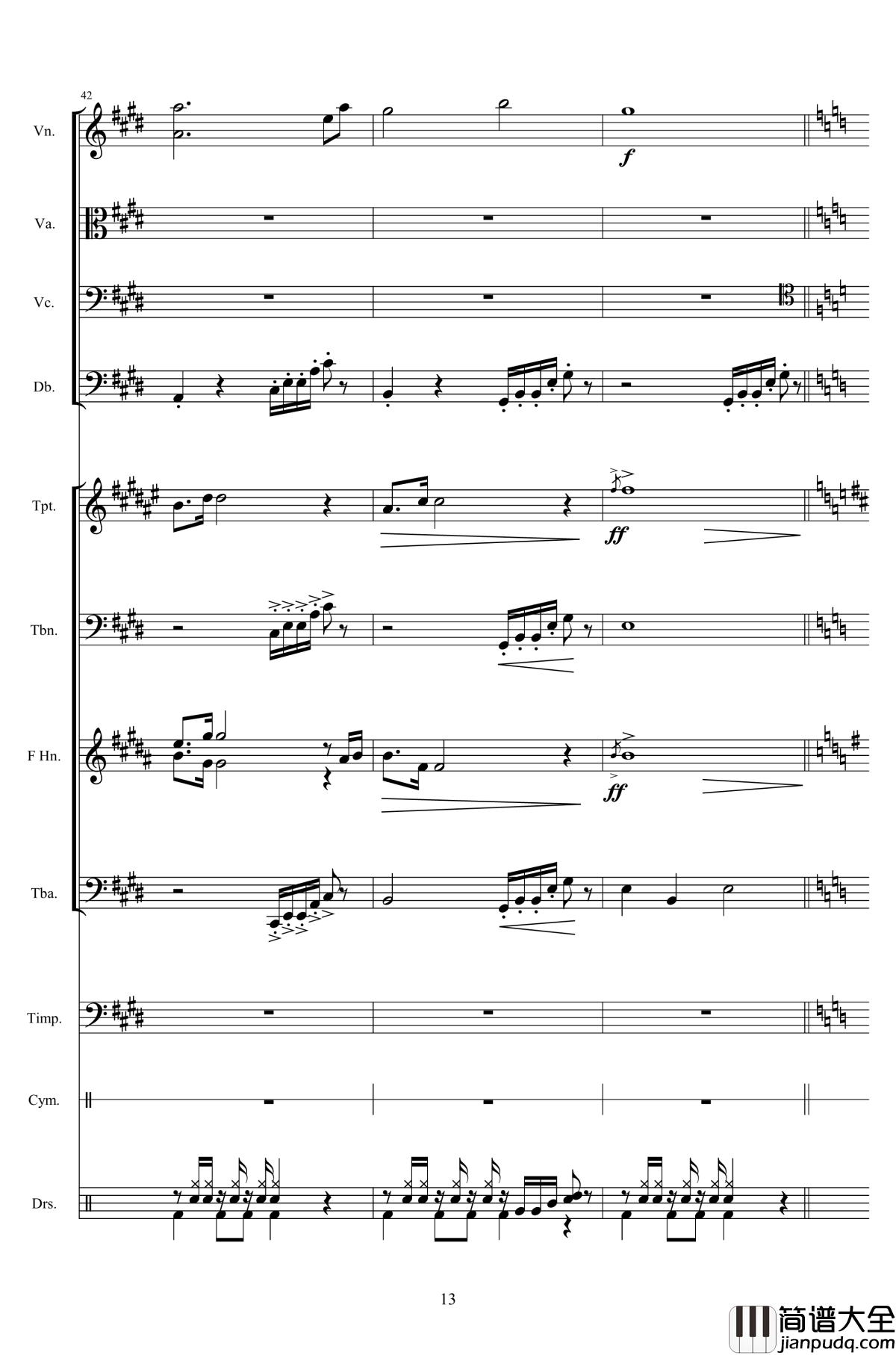 第八套广播体操组曲钢琴谱_总谱_中国名曲