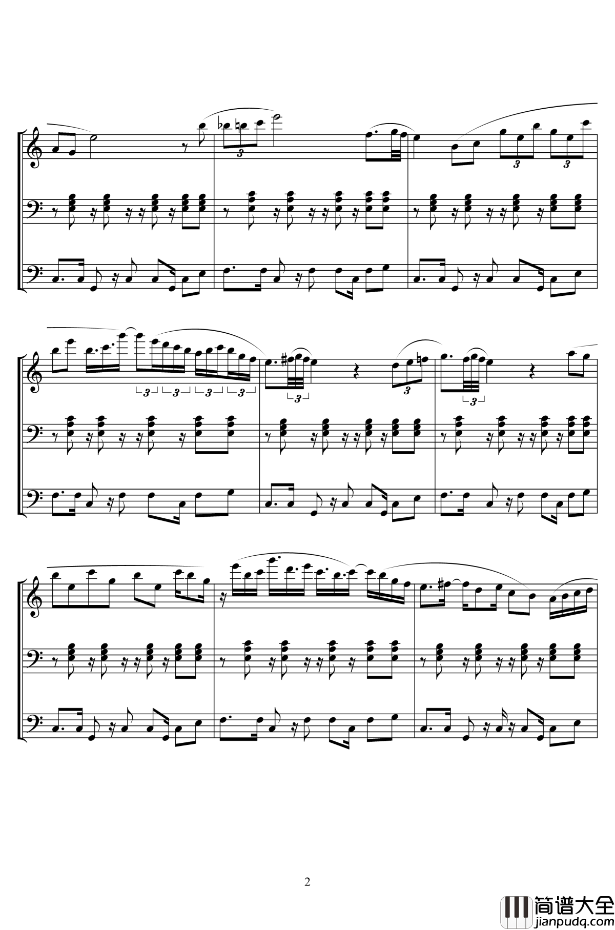 Have_a_break钢琴谱_二夜祭