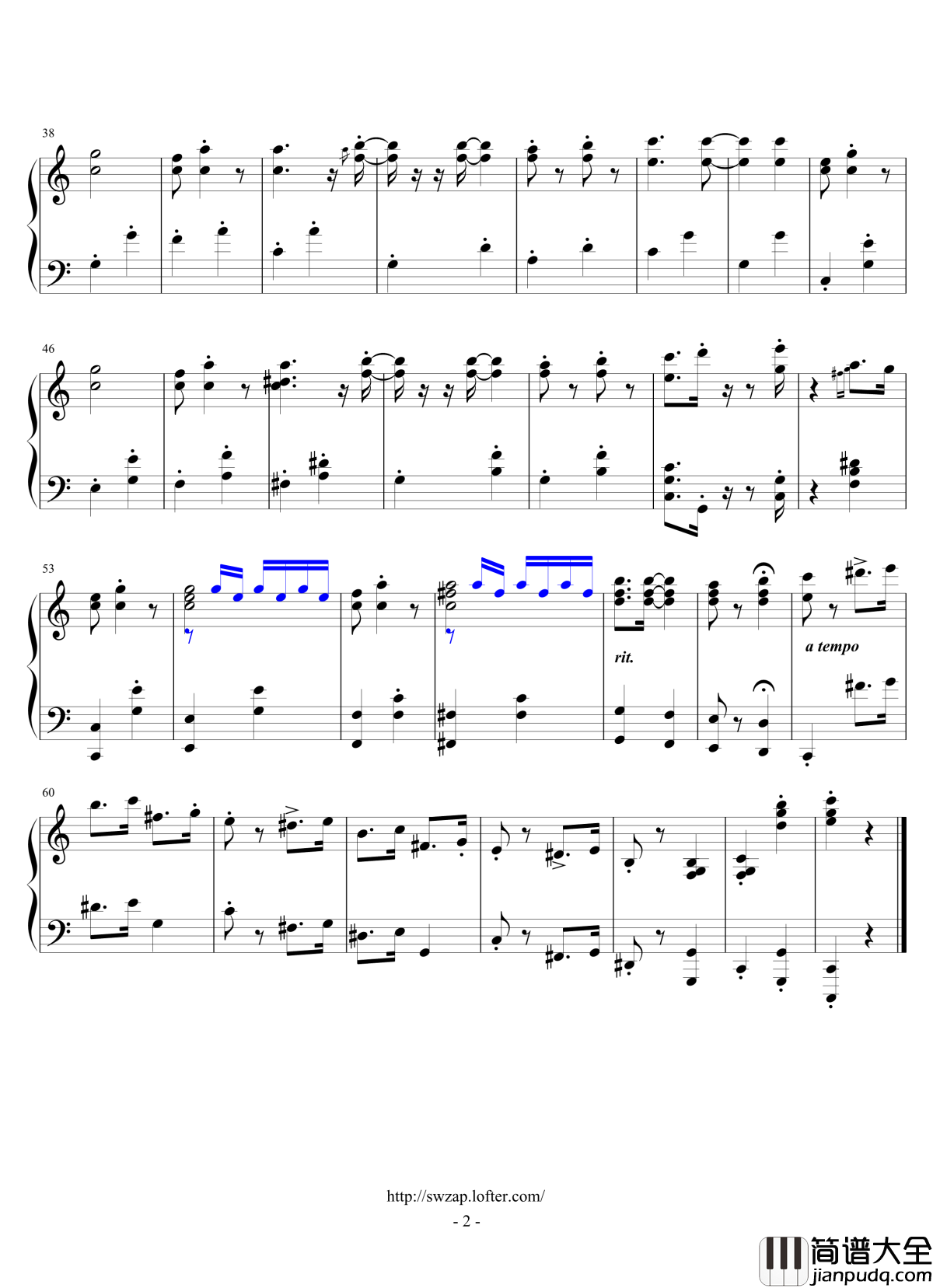 棕色小茶壶钢琴谱_Little_Brown_Jug_钢琴之森