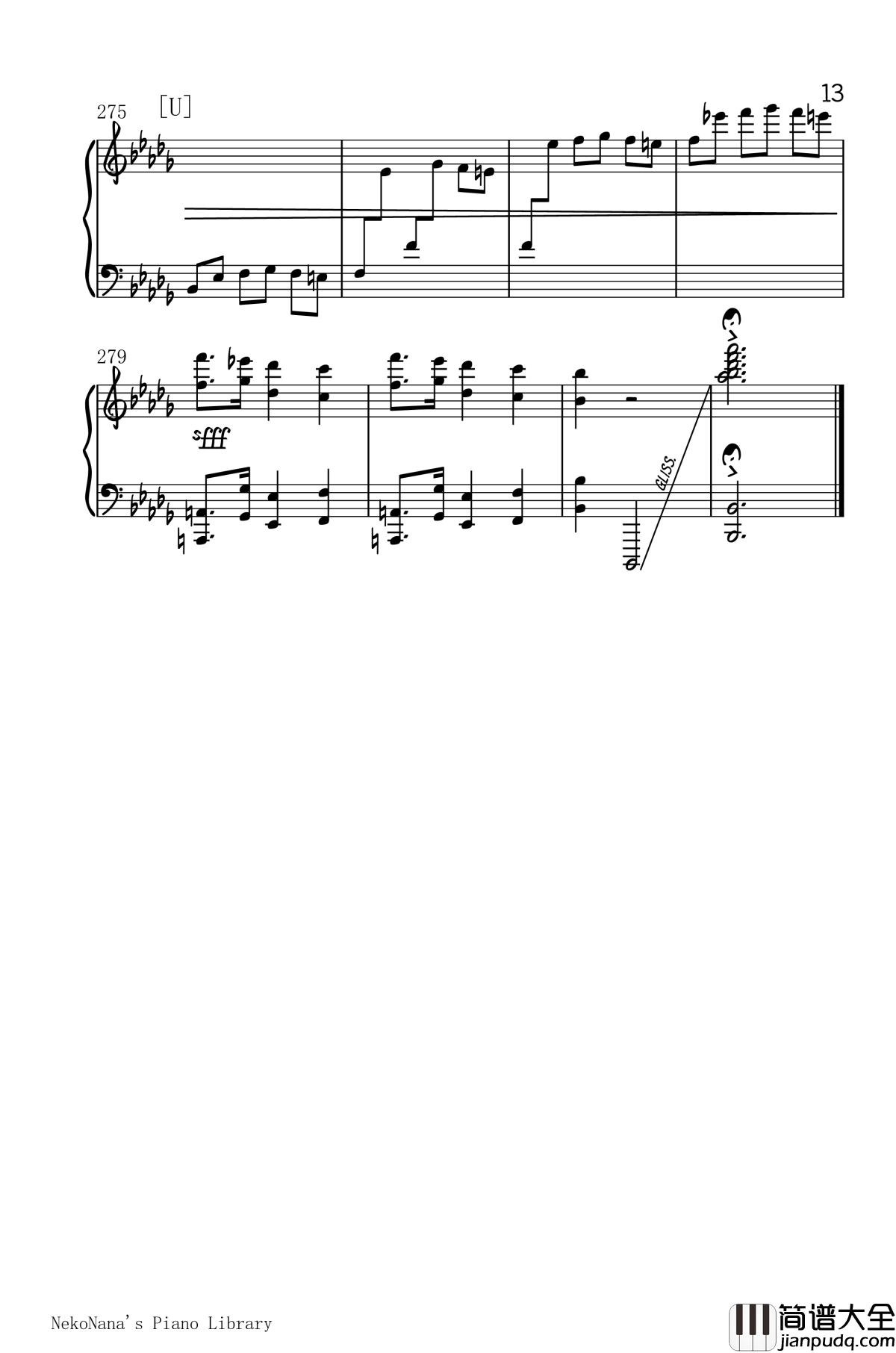 仇恨的华尔兹钢琴谱_うらみのワルツ_初音未来