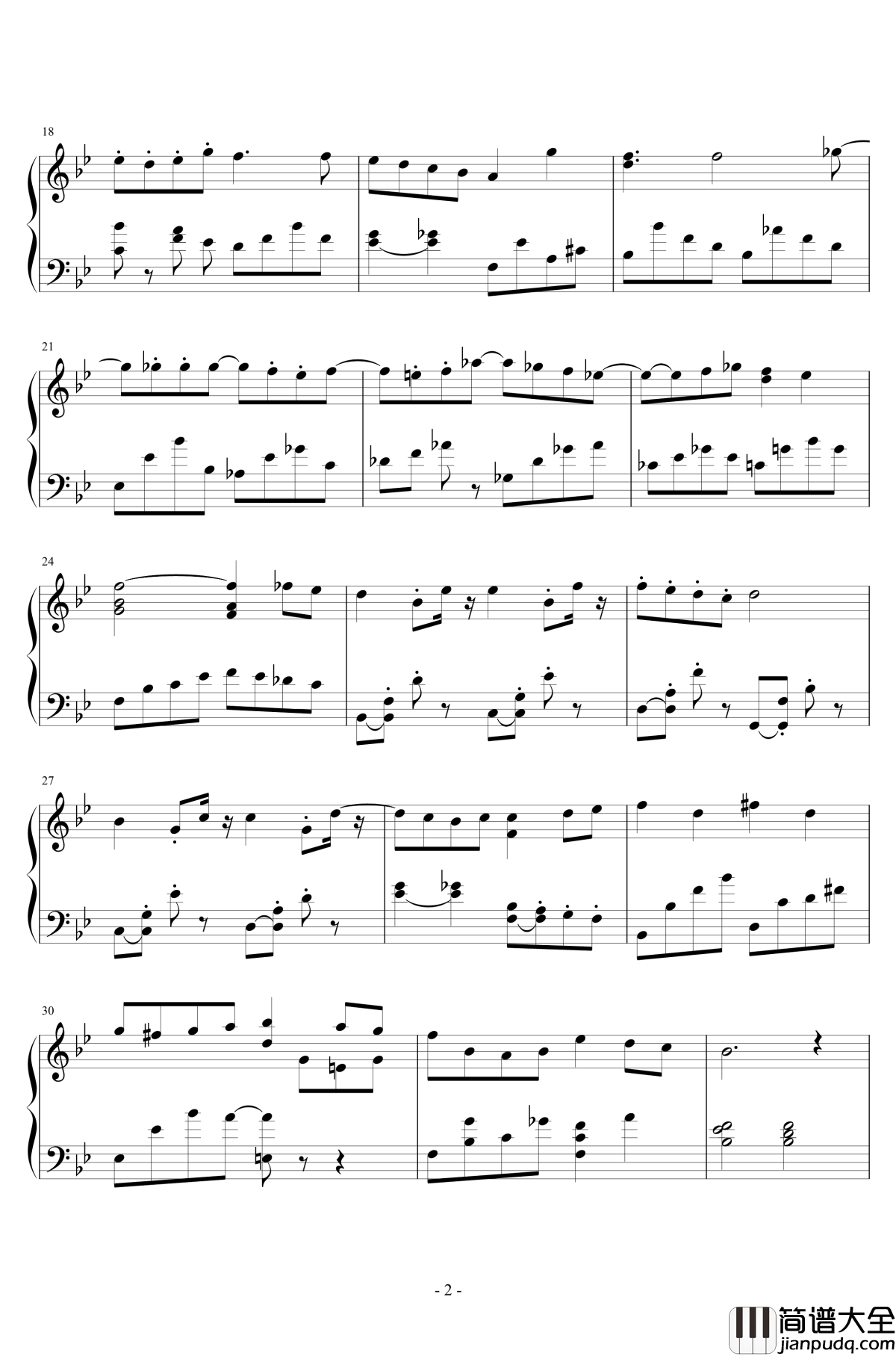 两小无猜钢琴谱_姐姐的吉他