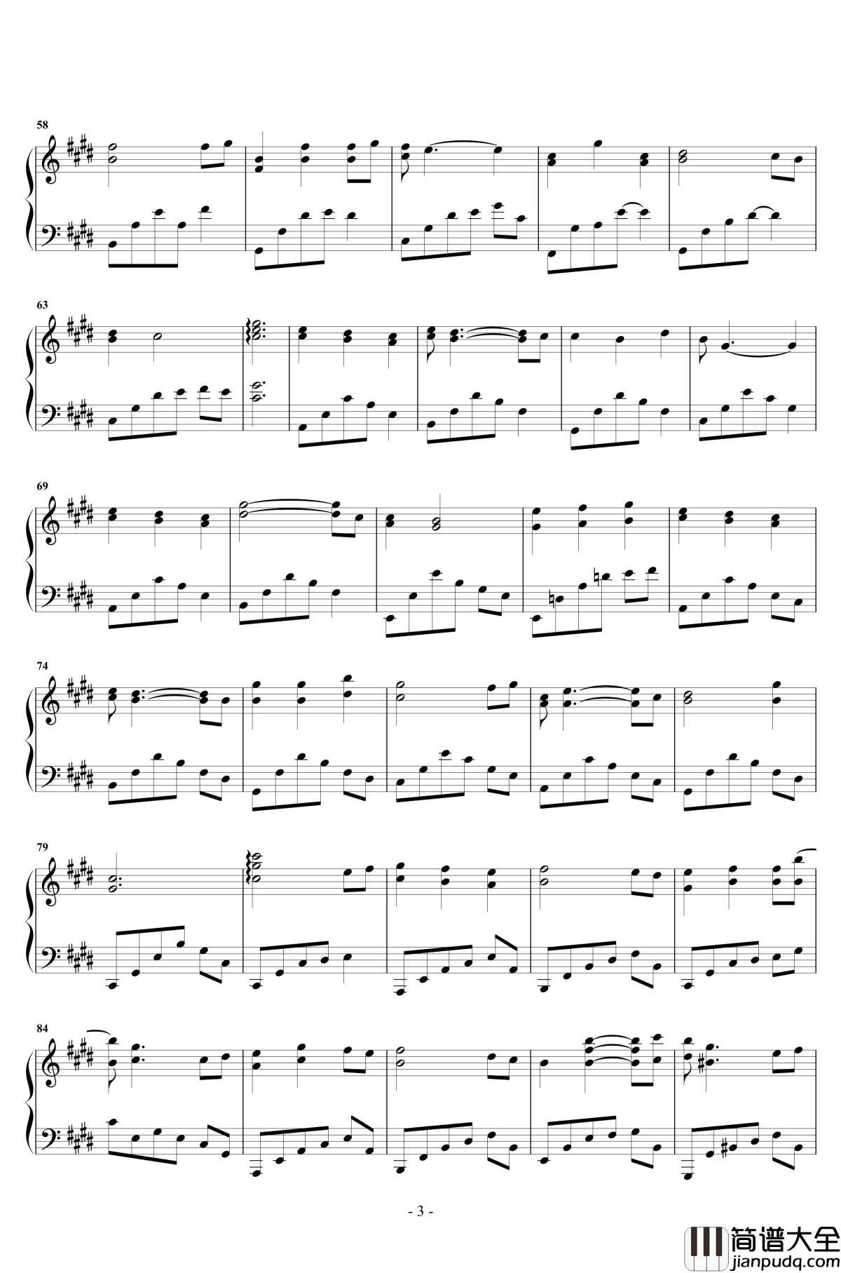 血如墨钢琴谱_张碧晨