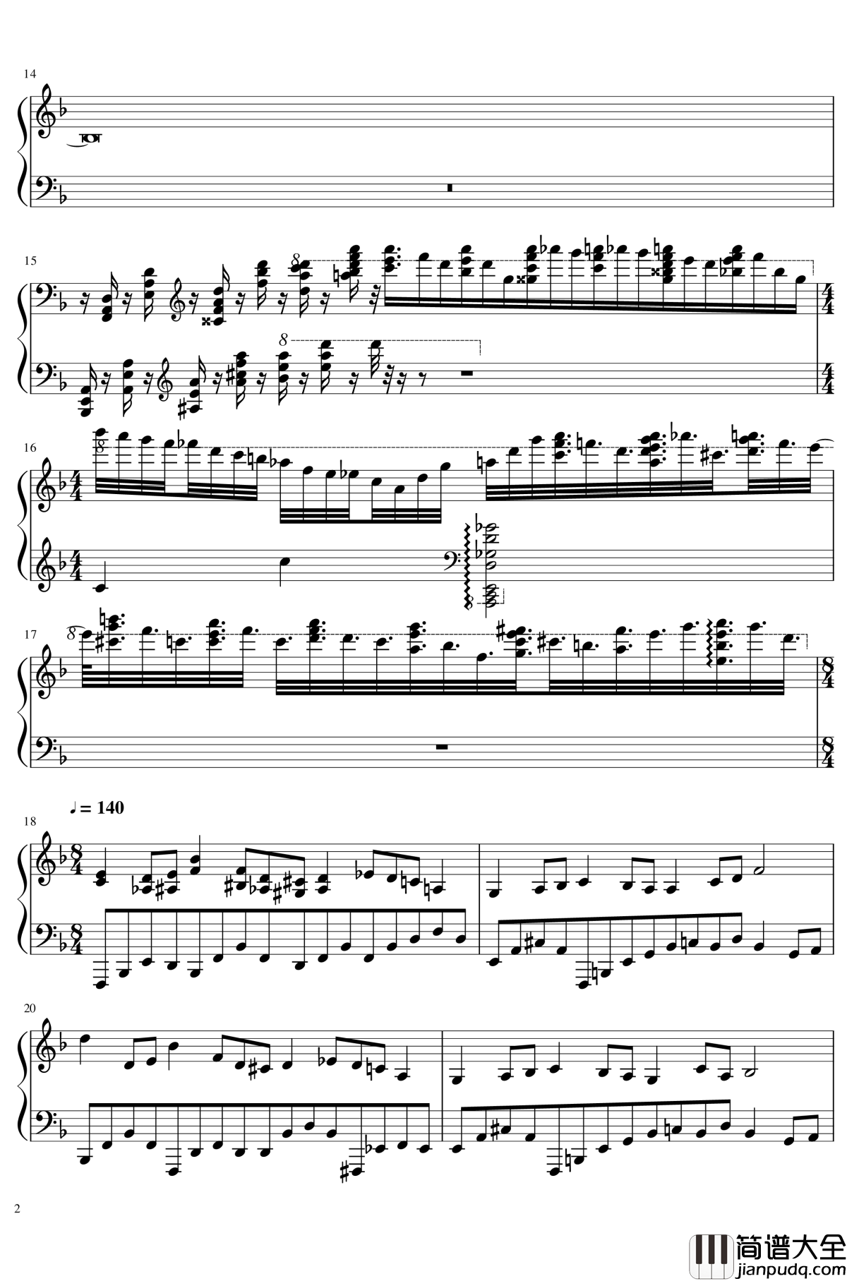 HSE超技练习曲3_钢琴谱_2dgdsvshh