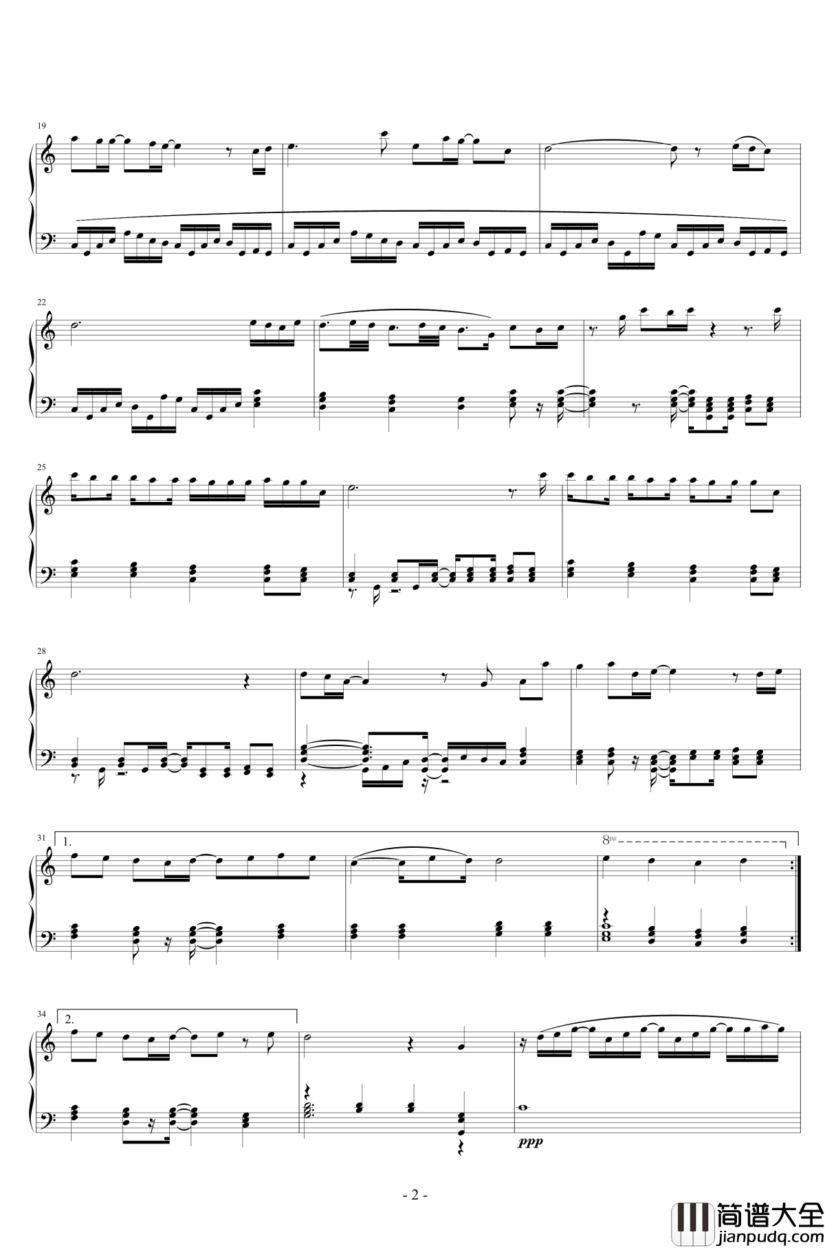 My_Love.TFBOYS钢琴谱_李管彦平