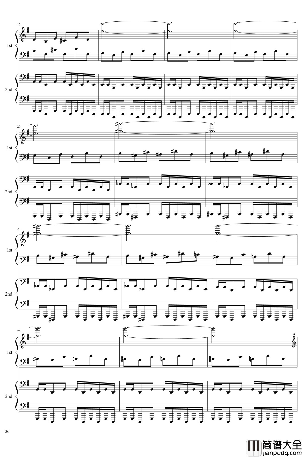 神灵庙全曲钢琴谱_东方project