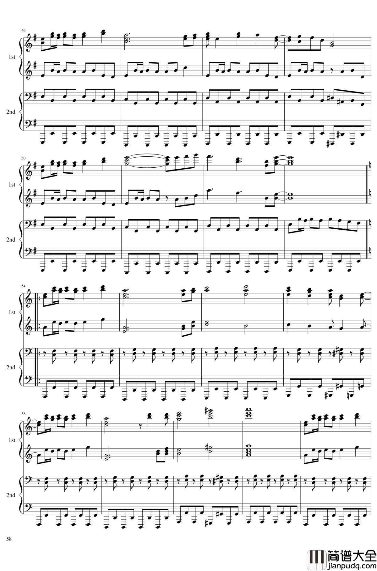 神灵庙全曲钢琴谱_东方project