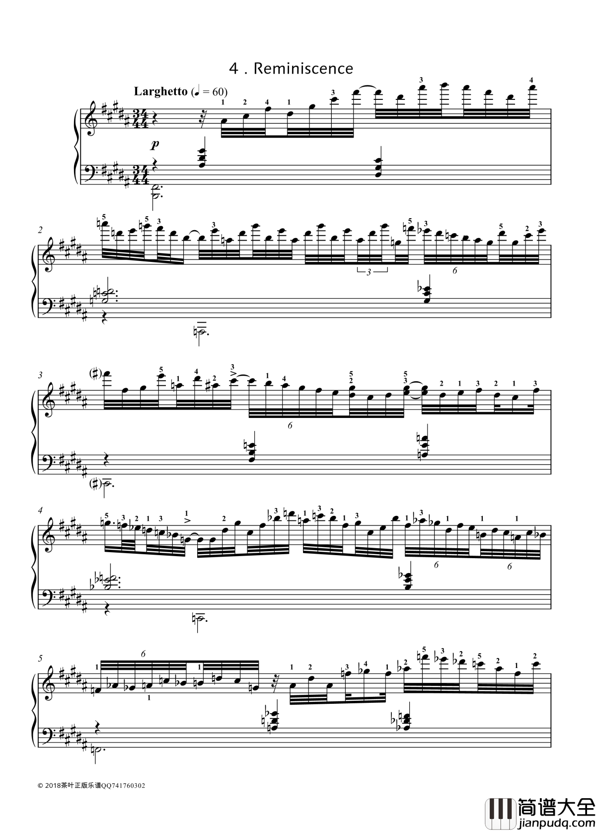 No._4._Reminiscence钢琴谱_带指法_八首音乐会练习曲__Eight_Concert_?tudes_Op_40____爵士_尼古拉·凯帕斯汀