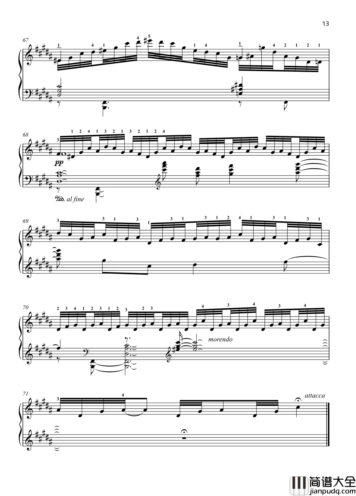 No._4._Reminiscence钢琴谱_带指法_八首音乐会练习曲__Eight_Concert_?tudes_Op_40____爵士_尼古拉·凯帕斯汀