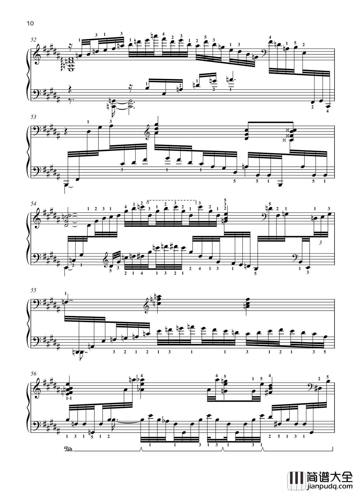 No._4._Reminiscence钢琴谱_带指法_八首音乐会练习曲__Eight_Concert_?tudes_Op_40____爵士_尼古拉·凯帕斯汀