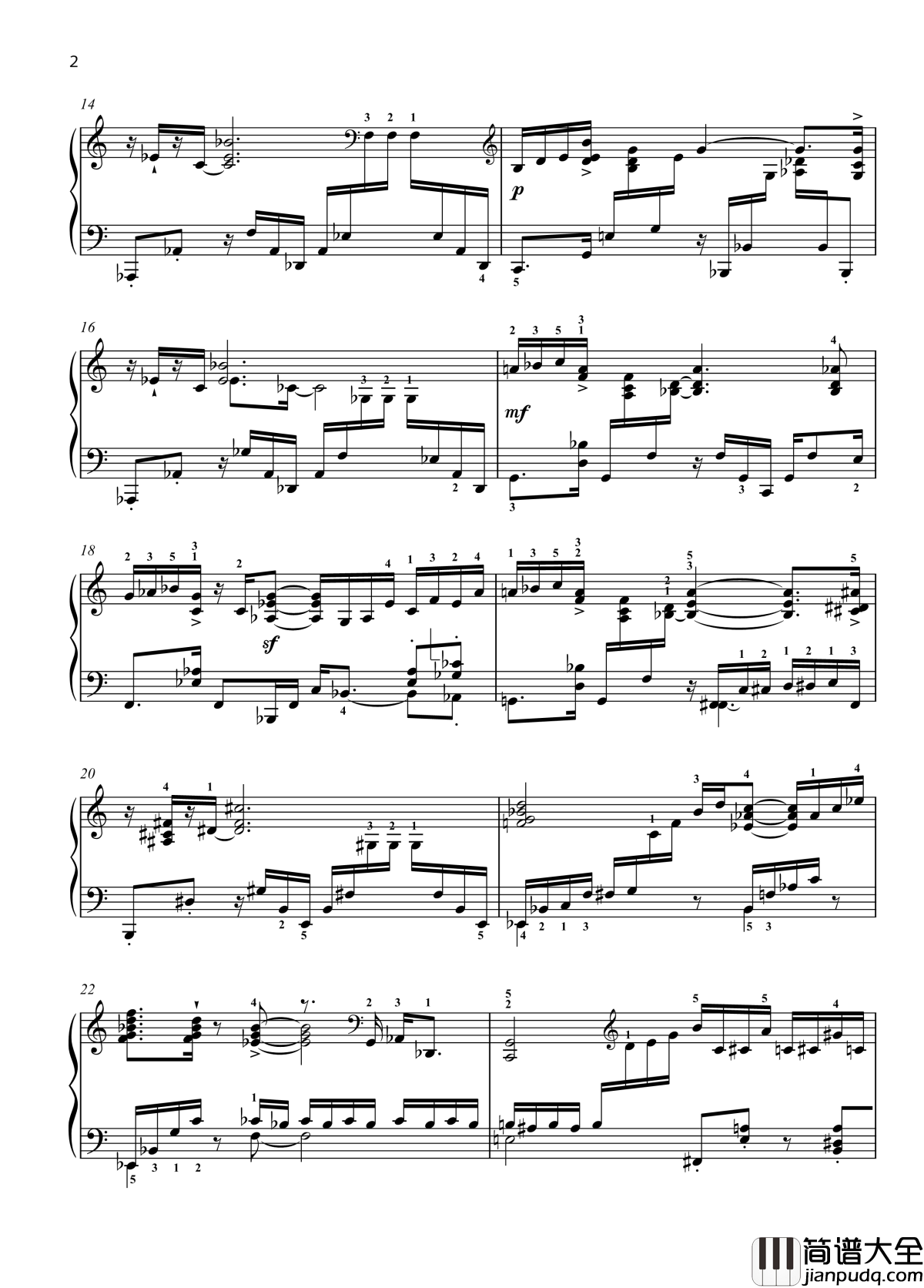 1._Prelude钢琴谱_带指法_八首音乐会练习曲_Eight_Concert_?tudes_Op_40___No.__爵士_尼古拉·凯帕斯汀