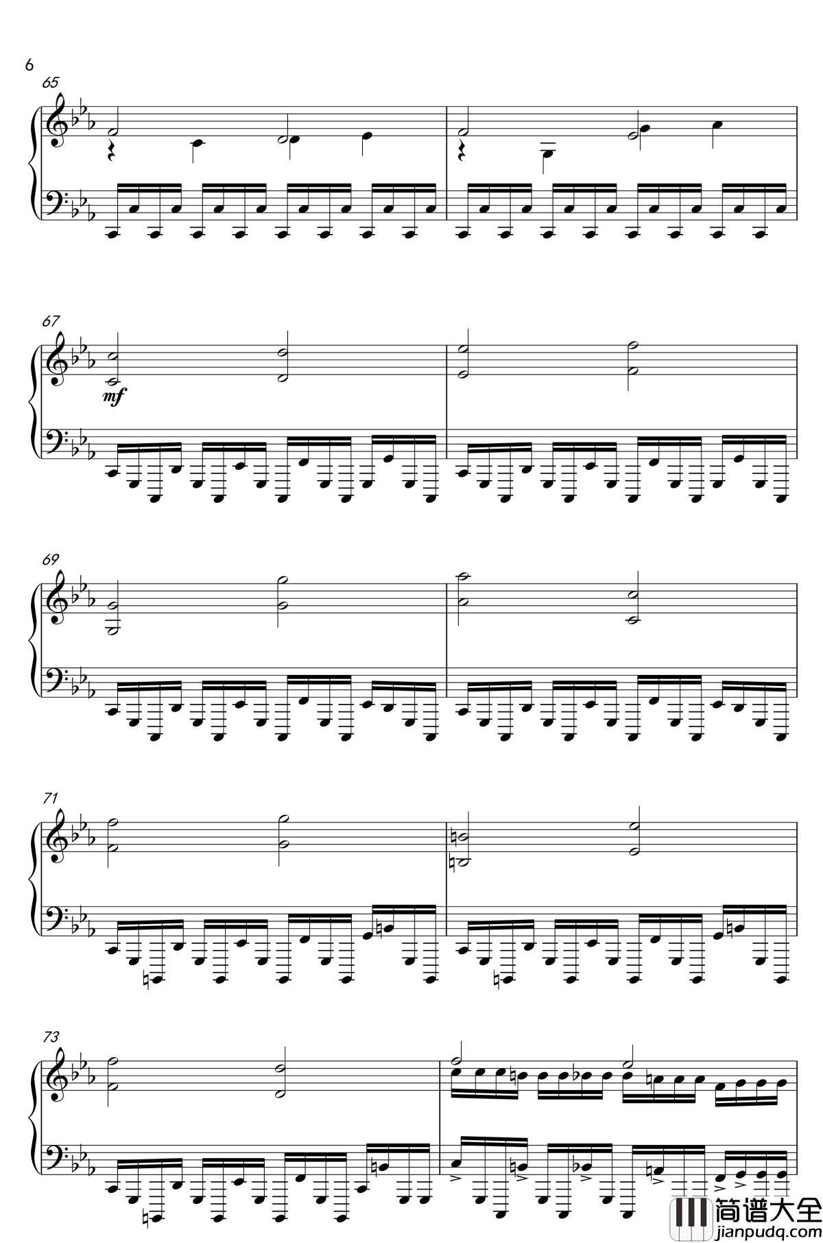 康纳主题曲钢琴谱_底特律：成为人类