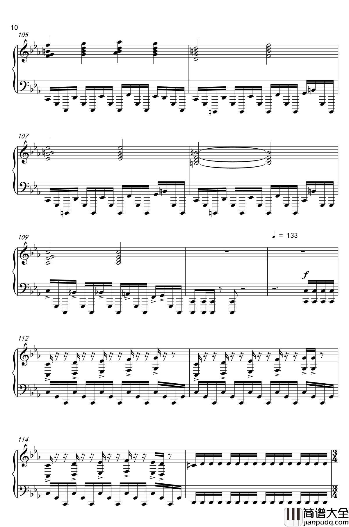 康纳主题曲钢琴谱_底特律：成为人类