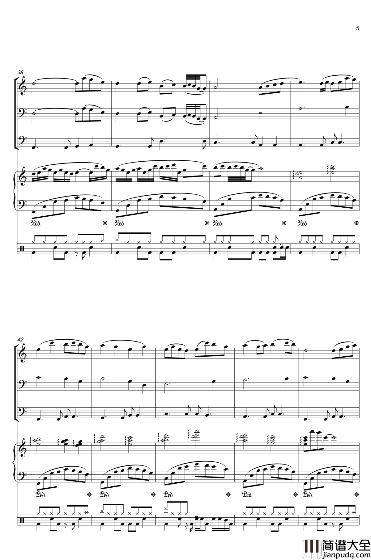 沐雨单言钢琴谱_1037854971