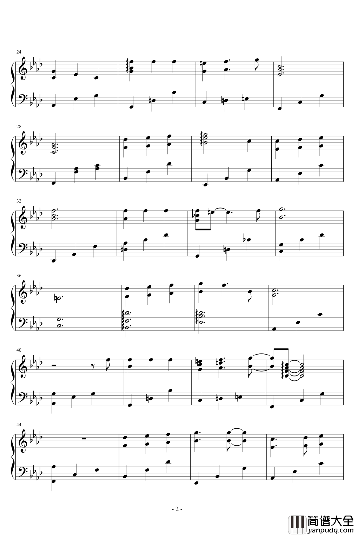 Ashes_of_Dreams钢琴谱_尼尔机械纪元