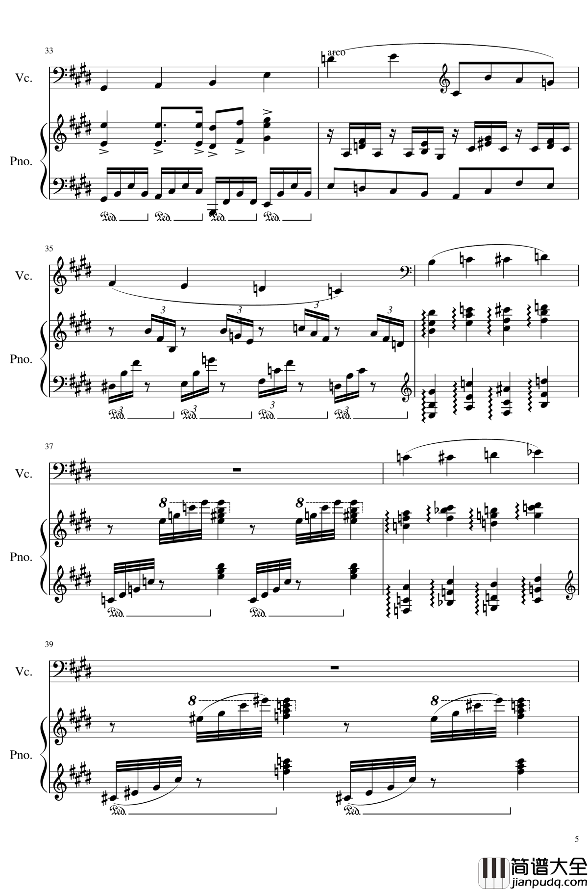 Summer_Capriccio,_Op.88钢琴谱_夏日随想曲_一个球