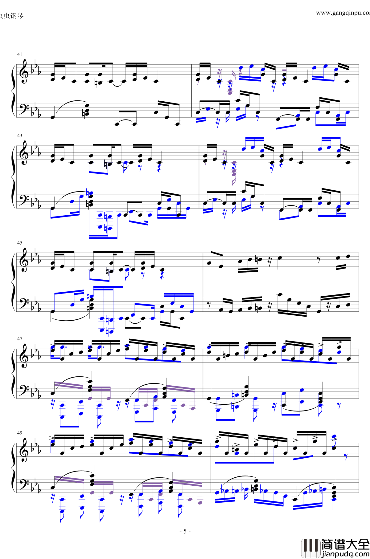 克罗地亚的黑乐谱钢琴谱_pltp20176211137