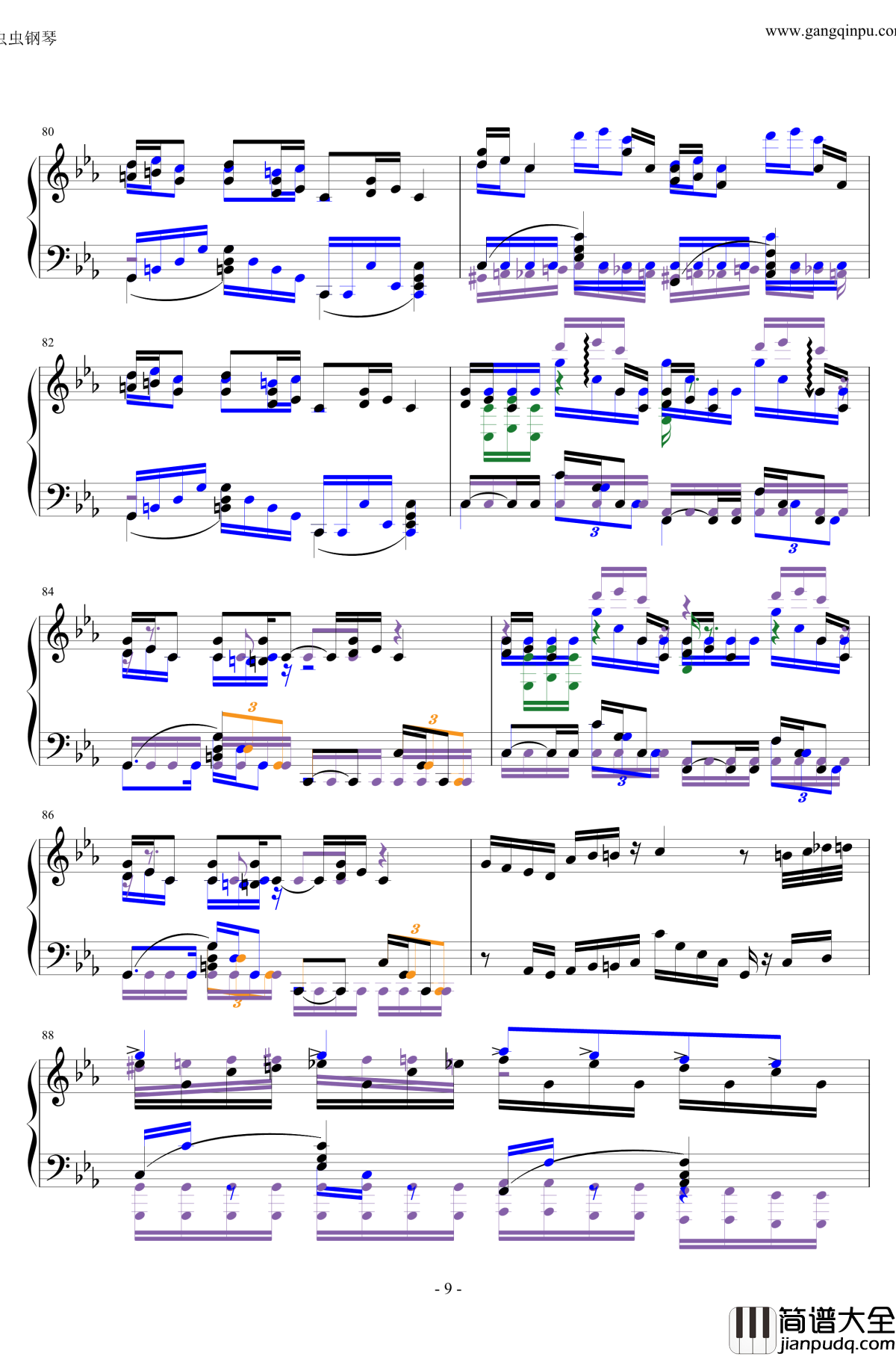 克罗地亚的黑乐谱钢琴谱_pltp20176211137