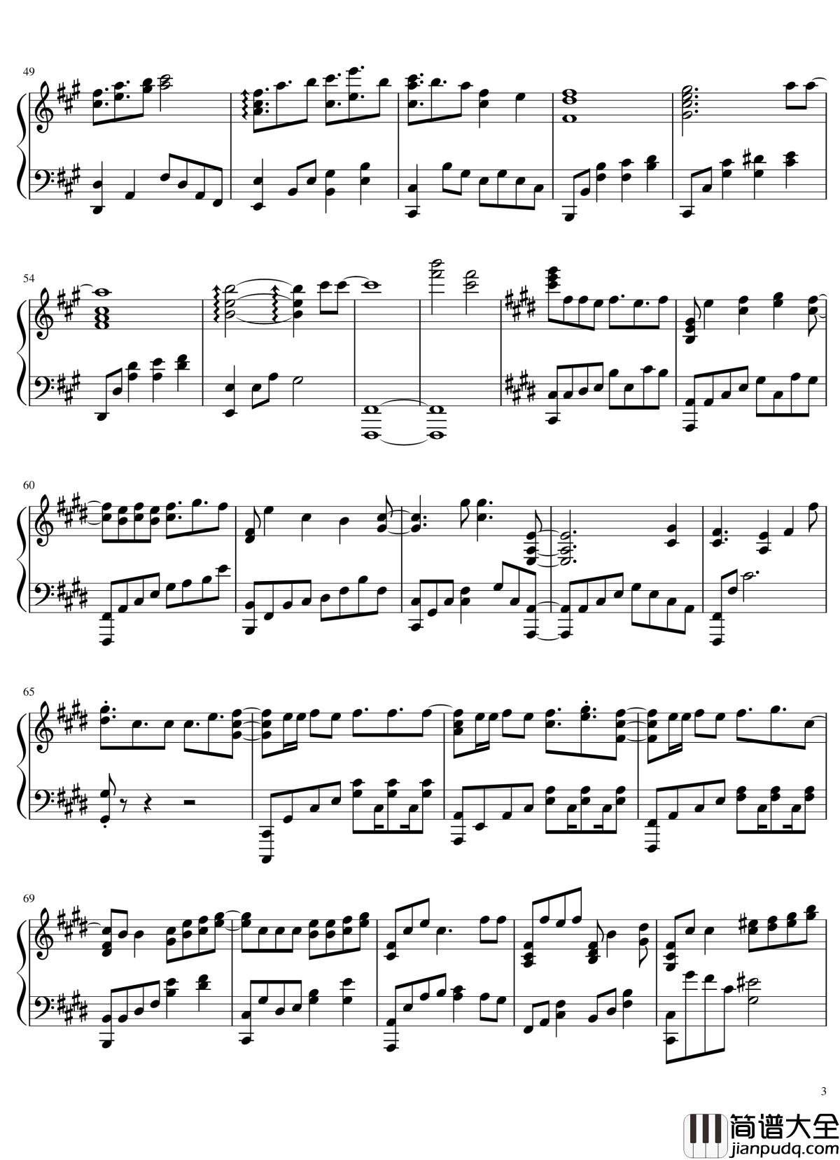 There_is_a_reason钢琴谱_nogamenolife