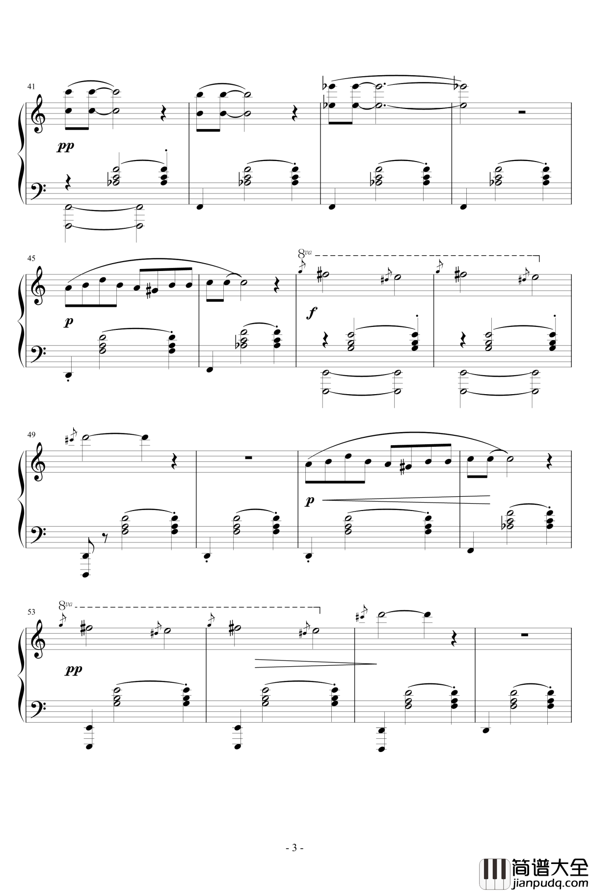 三首梨形小品钢琴谱_序奏_说话在先_沙拉萨蒂_萨蒂