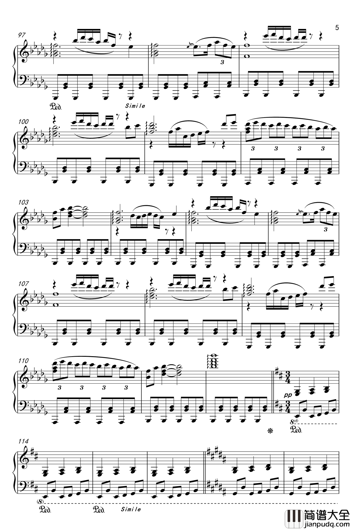 大神神话传钢琴谱_幻想游戏_东方神灵庙_触手猴