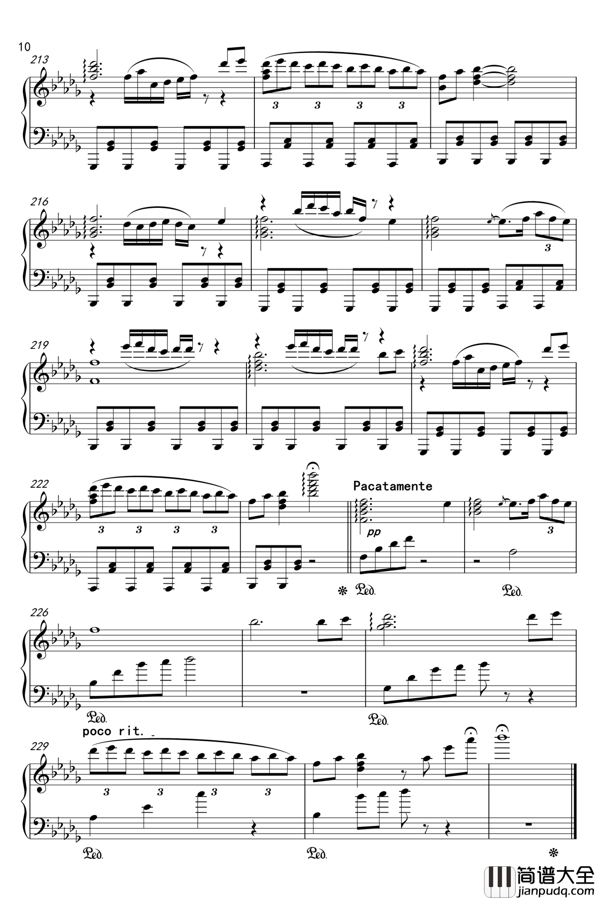 大神神话传钢琴谱_幻想游戏_东方神灵庙_触手猴