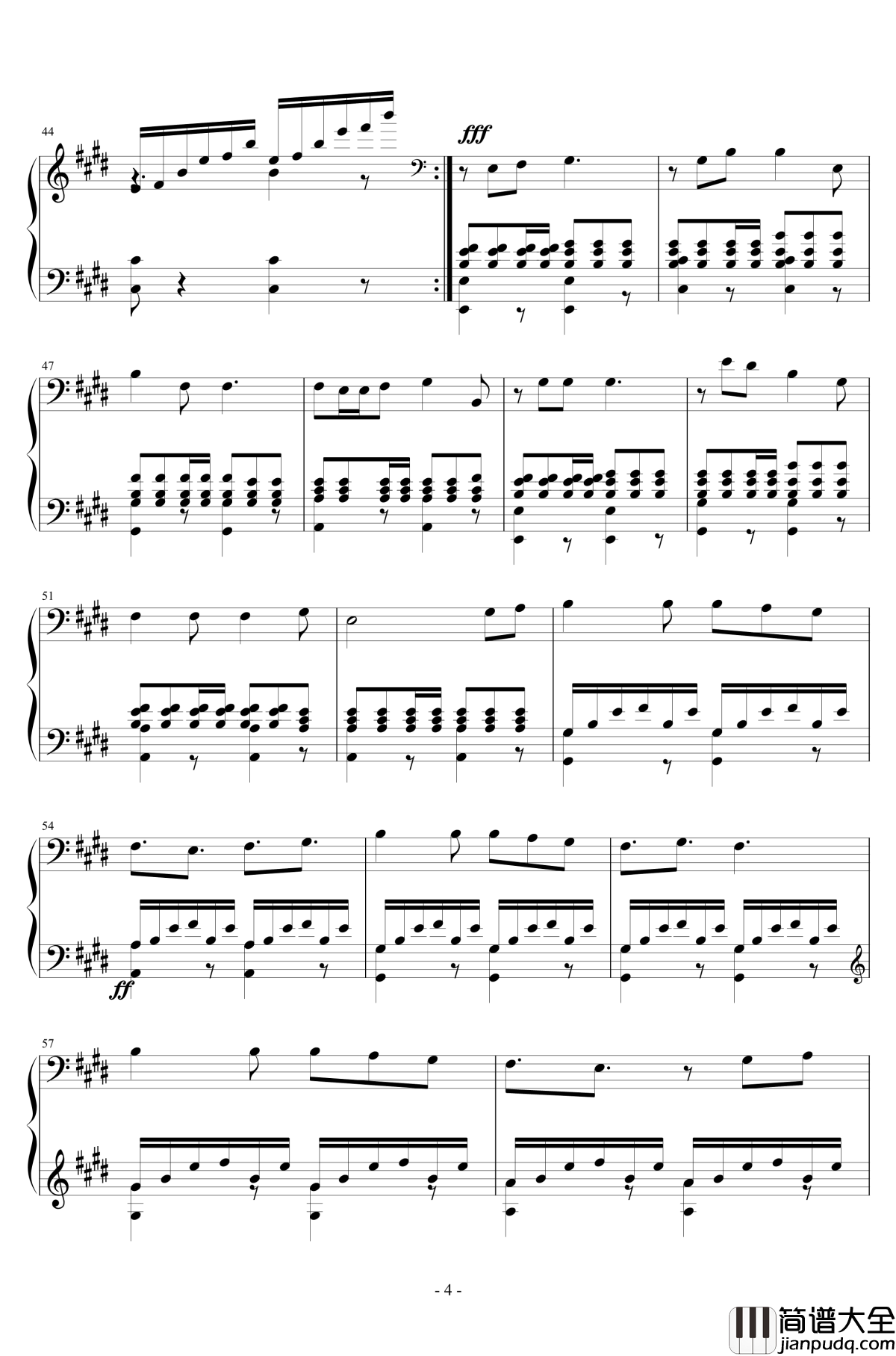 冰上的尤里OP钢琴谱_history_maker_胜生勇利