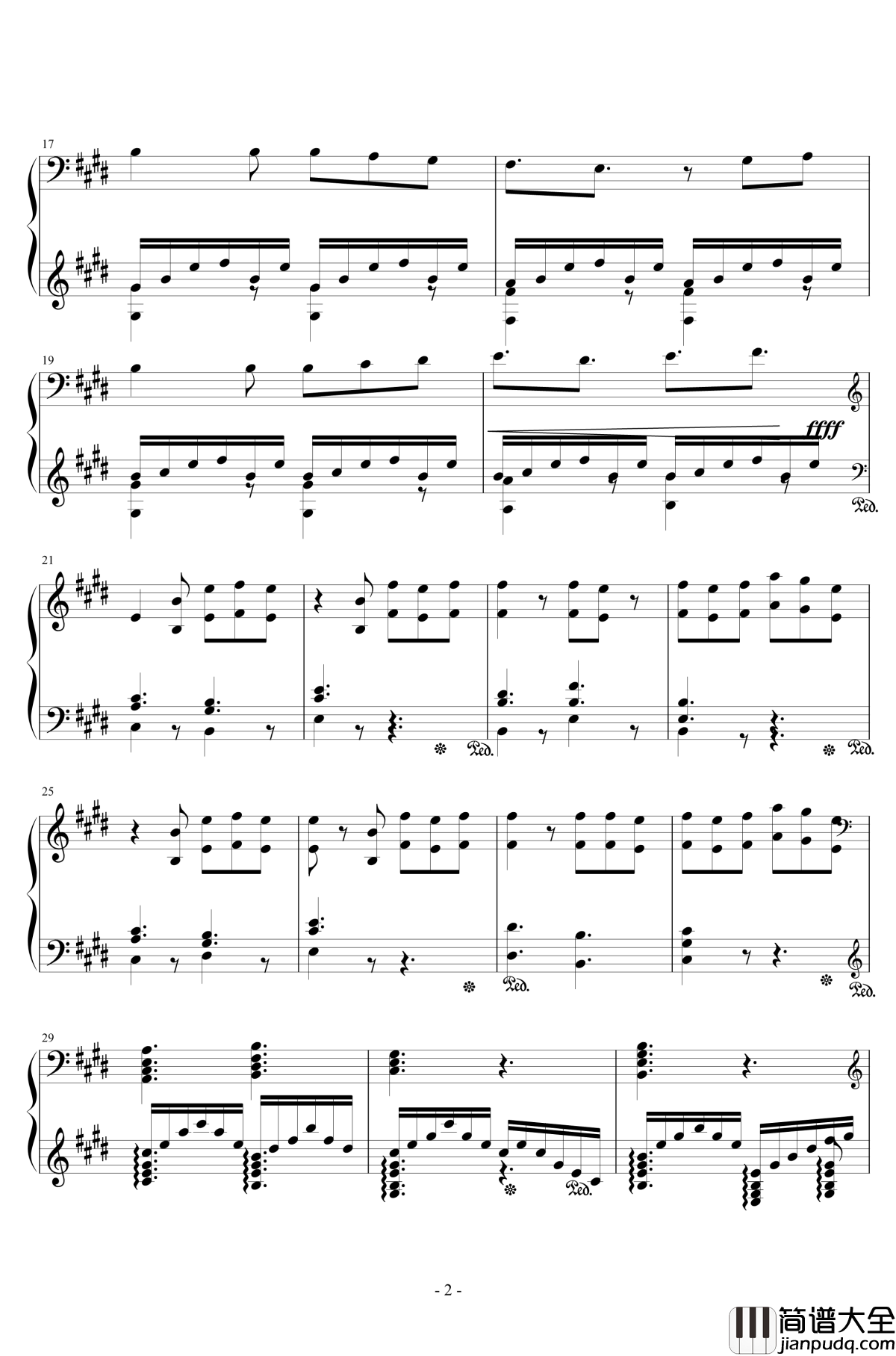 冰上的尤里OP钢琴谱_history_maker_胜生勇利