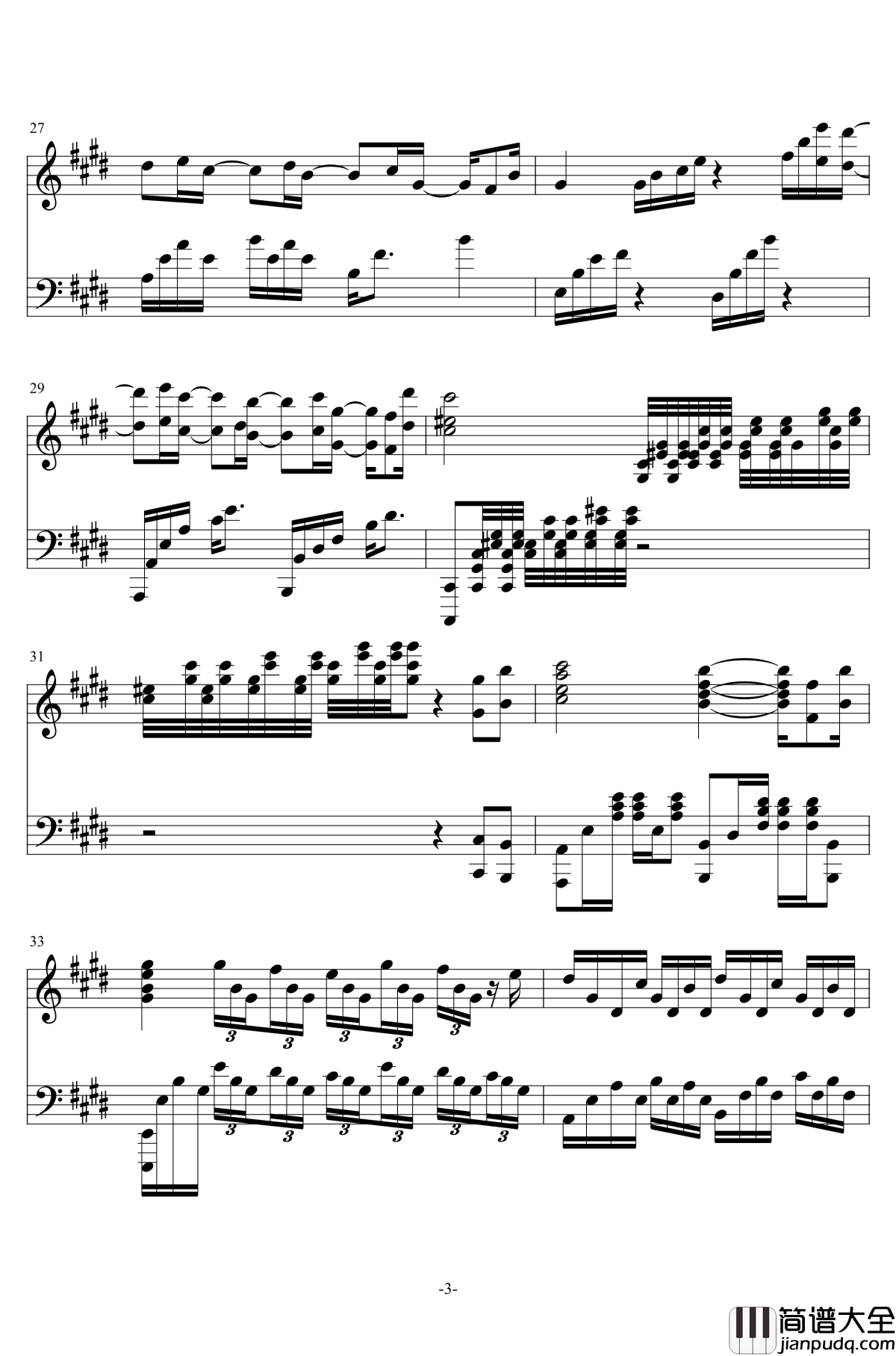 乌兰巴托的夜钢琴谱_谭维维