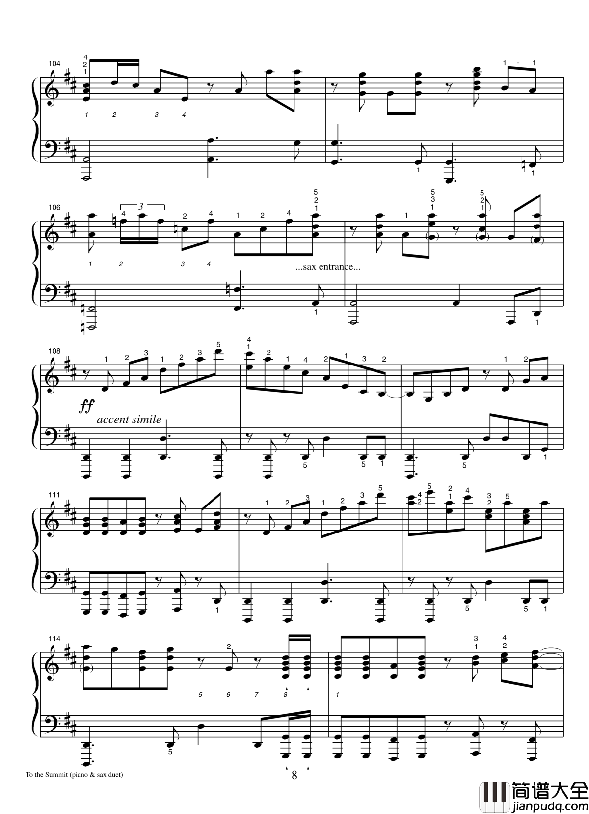 To_the_Summit钢琴谱_Jon_Schmidt