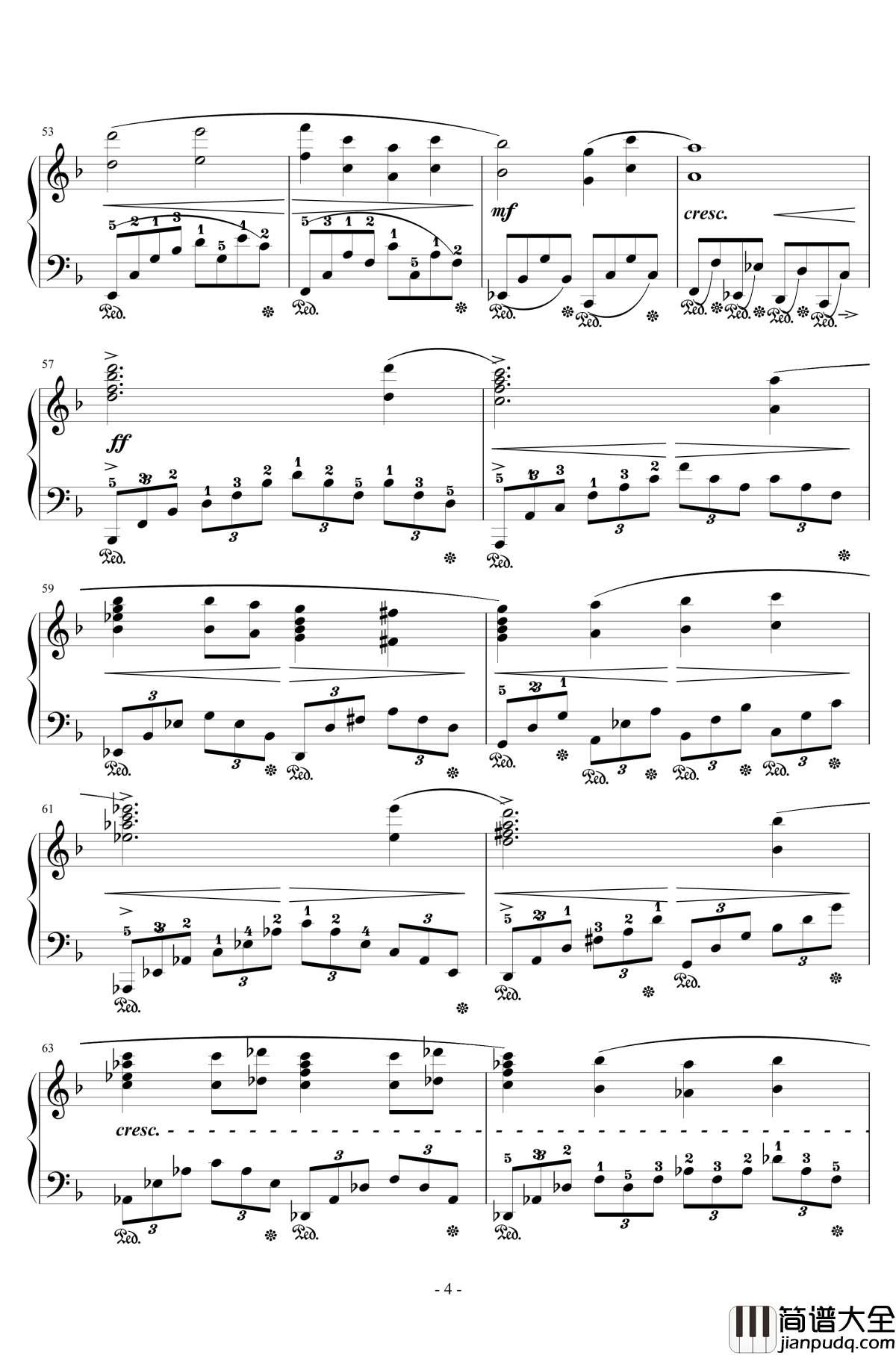 FINAL_FANTASY钢琴谱_ENCORE_植松伸夫