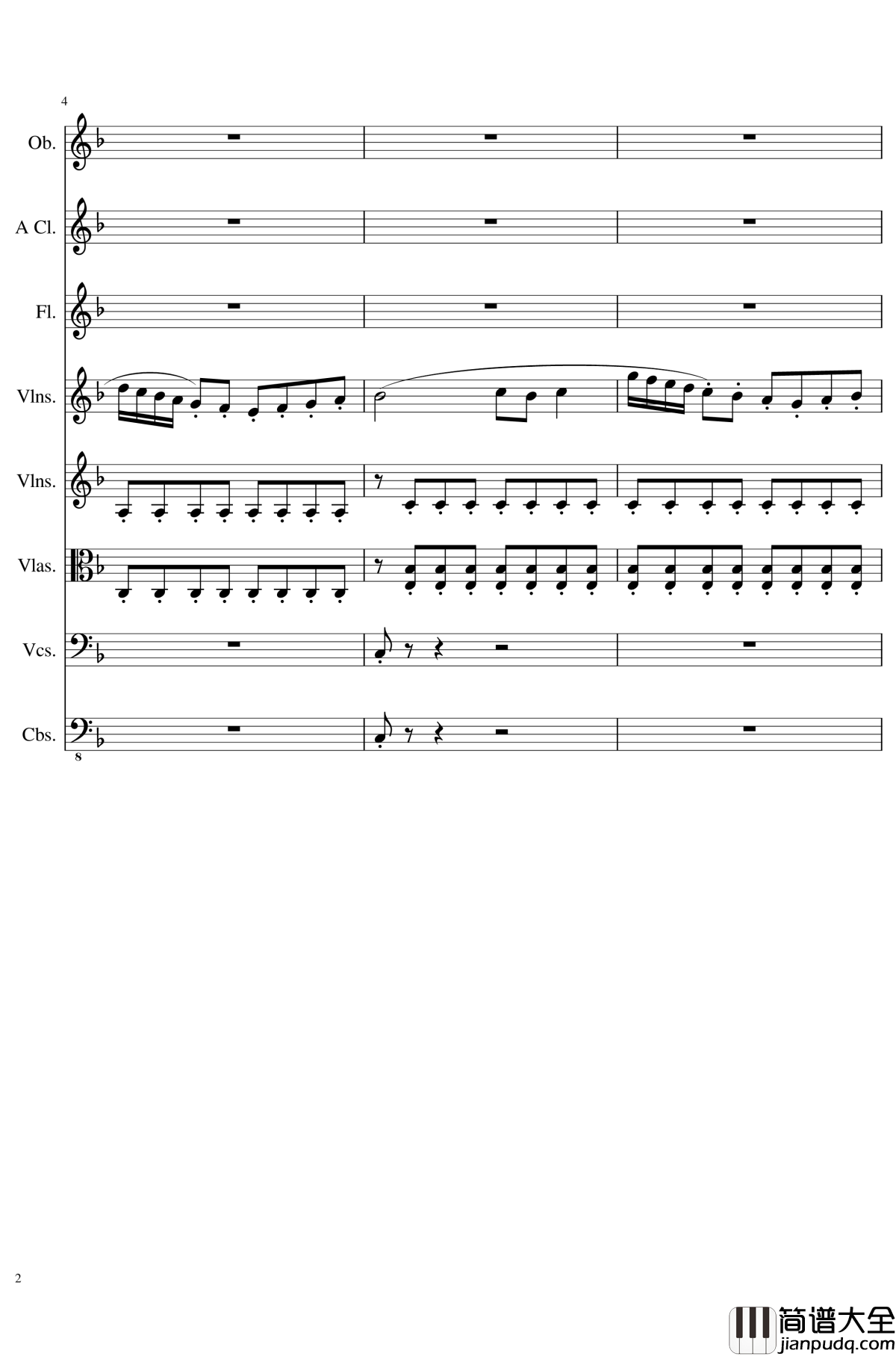 Sonata_for_strings,Oboes,Clinests_and_flutes,_Op.84钢琴谱_一个球