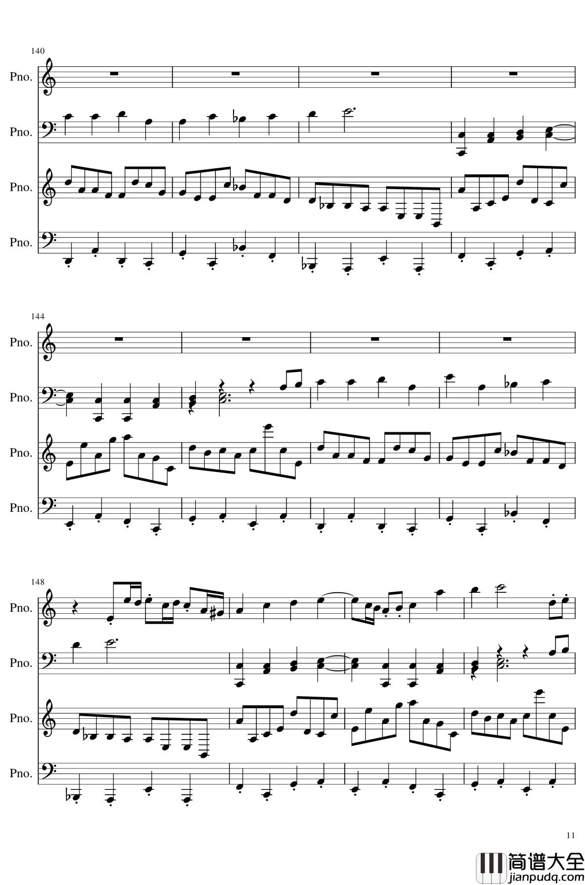 御伽之国的鬼岛钢琴谱_Arrange_Ver._东方project