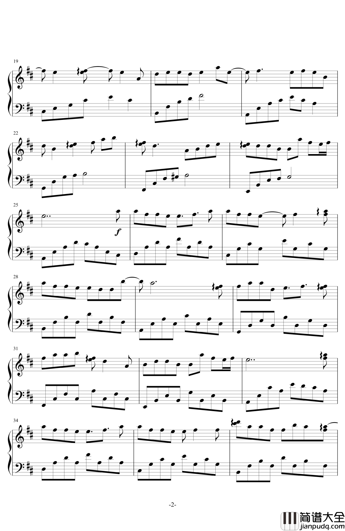 画中仙钢琴谱_钢琴版_金莎