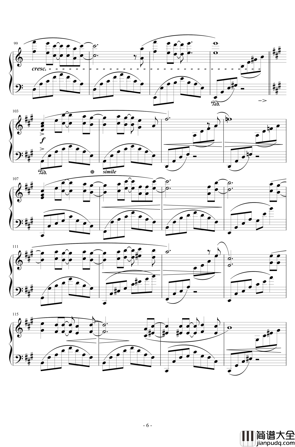 都要微笑好吗钢琴谱_Piano_Version_Angelababy