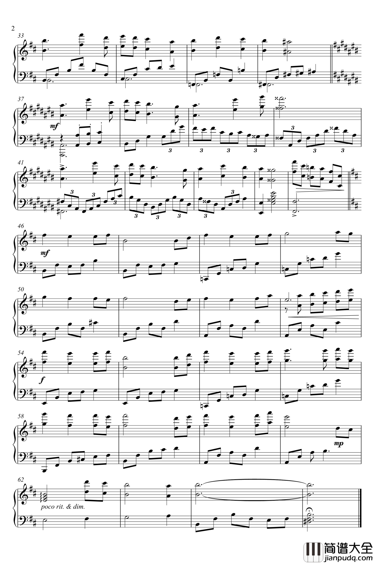 上り階段をくだれ_～星海観測_逆さの塔～钢琴谱_FF14_祖坚正庆