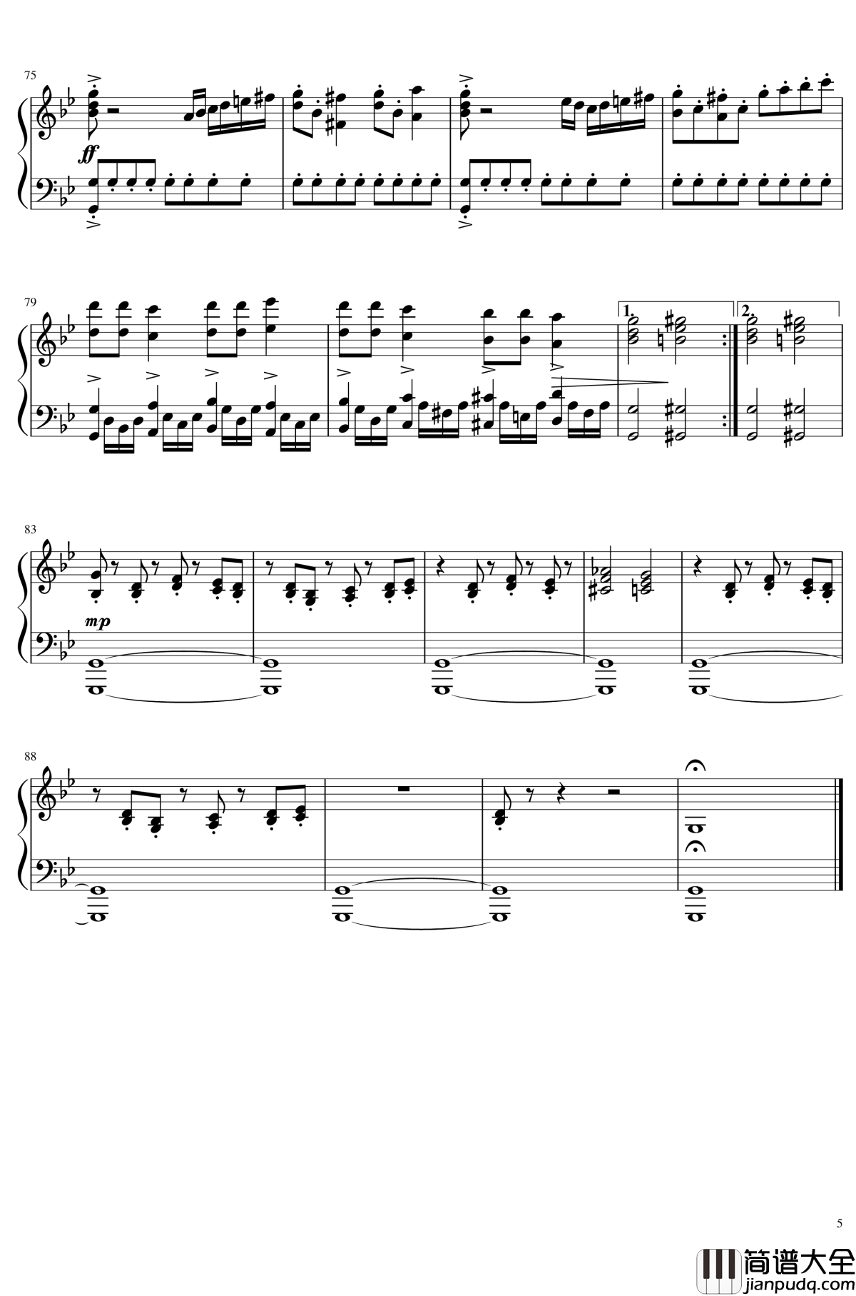 理を司る者钢琴谱_八方旅人