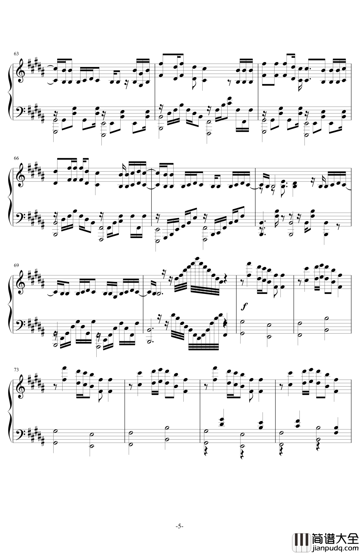 前前前世钢琴谱_你的名字_君の名は