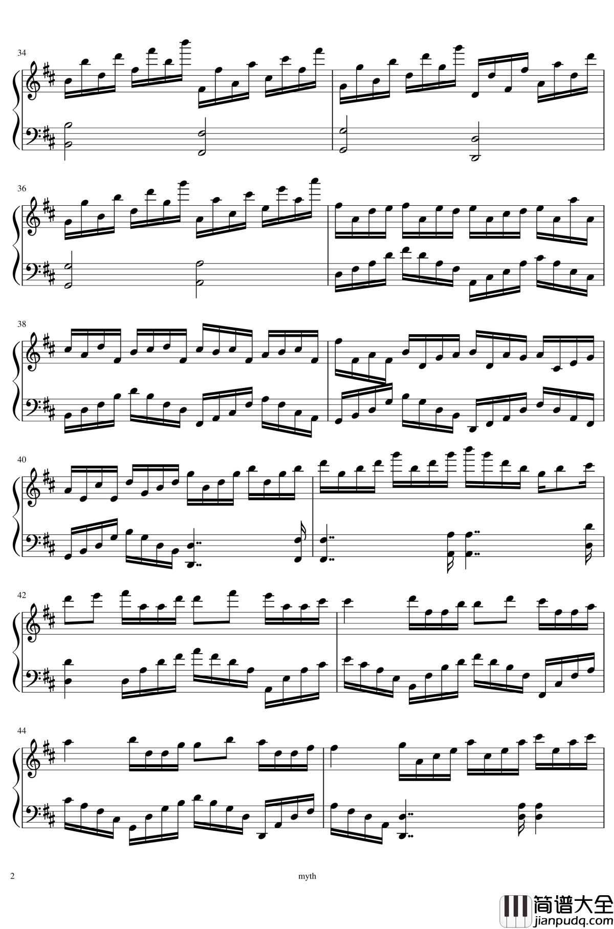 Canon_in_my_heart钢琴谱_myth