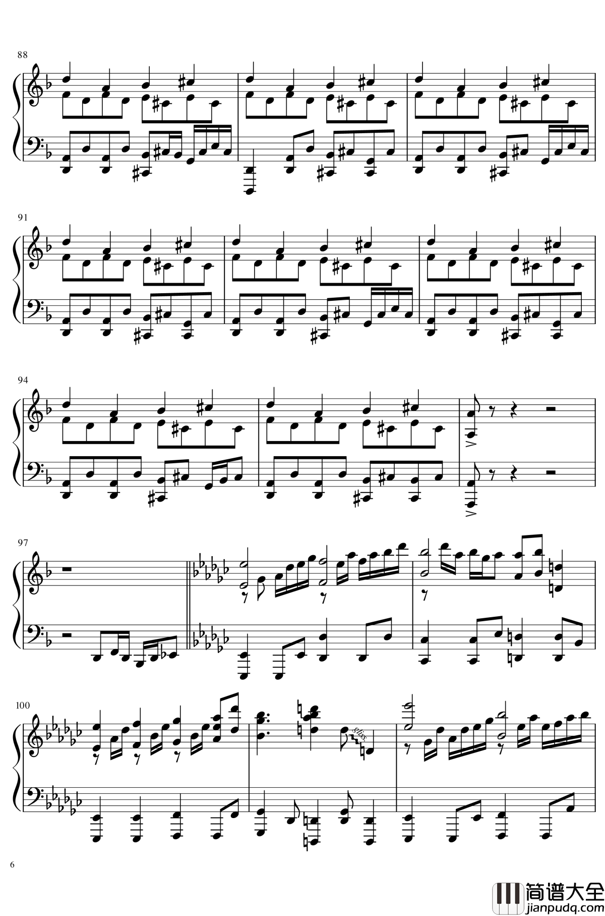 地狱星球钢琴谱_パンデモニックプラネット_东方project