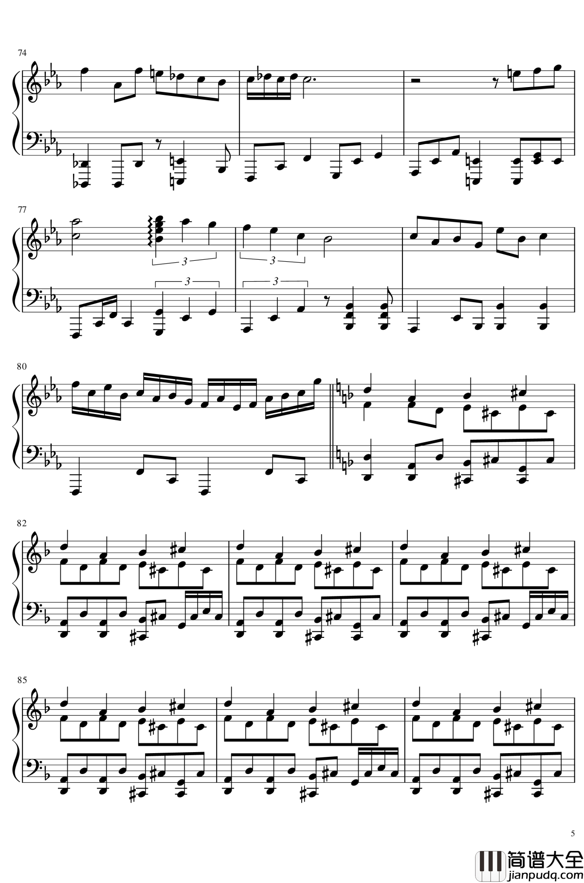 地狱星球钢琴谱_パンデモニックプラネット_东方project