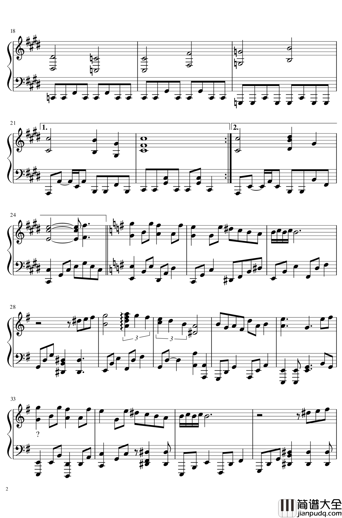 地狱星球钢琴谱_パンデモニックプラネット_东方project