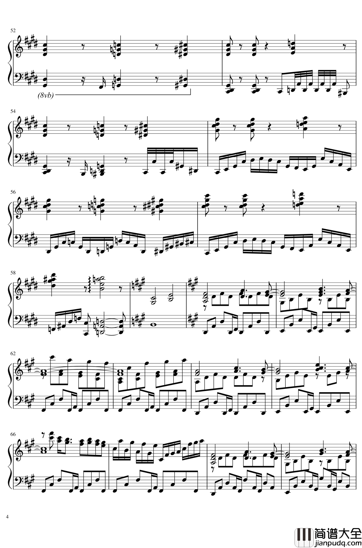 神圣庄严的古战场～Suwa_Foughten_Field钢琴谱_东方风神录_东方project