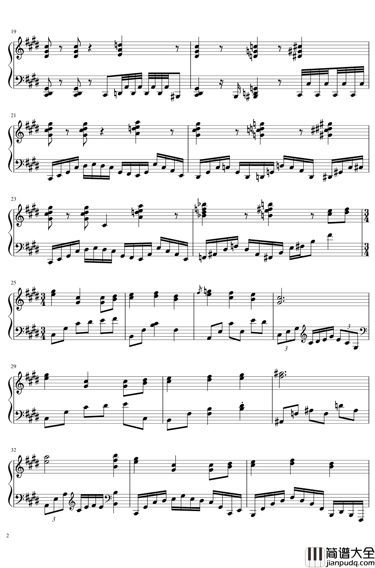 神圣庄严的古战场～Suwa_Foughten_Field钢琴谱_东方风神录_东方project