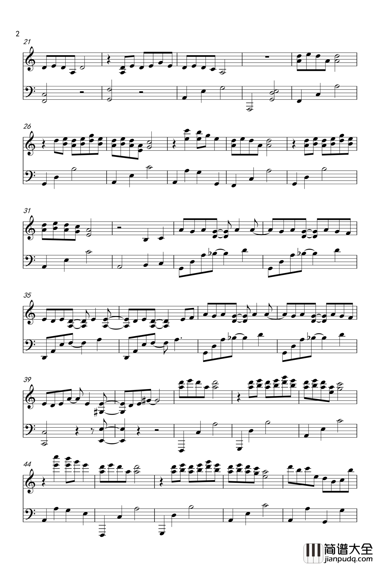 圣诞快乐劳伦斯先生钢琴谱_唯美旋律_悠悠琴韵钢琴即兴演奏_版本龙一