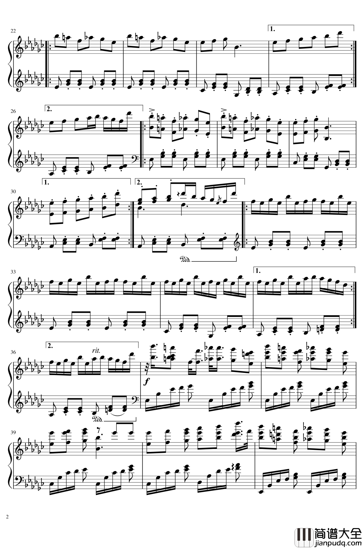 魔术师梅莉钢琴谱_东方project