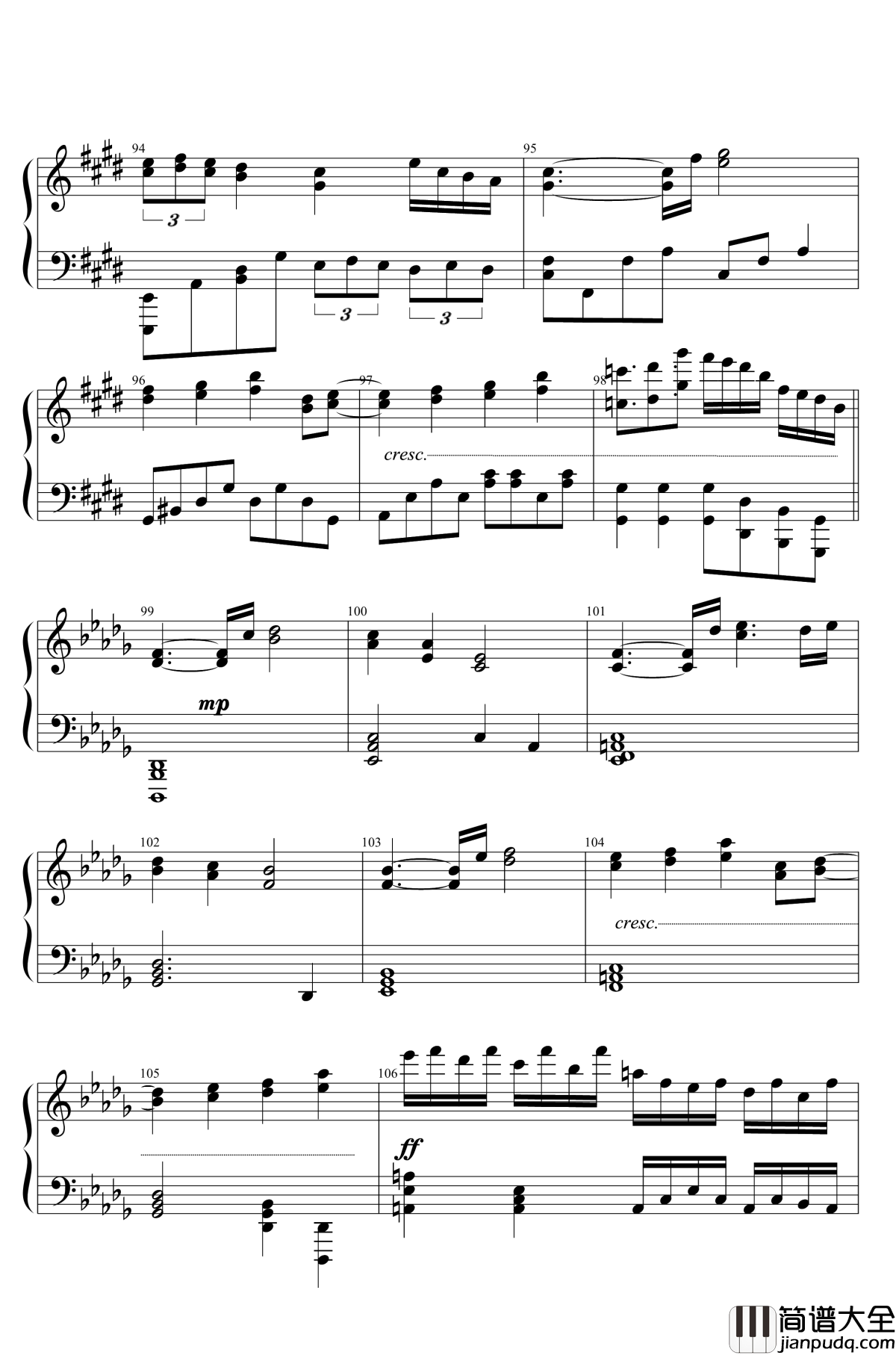 信仰是为了虚幻之人钢琴谱_东方风神录_东方project