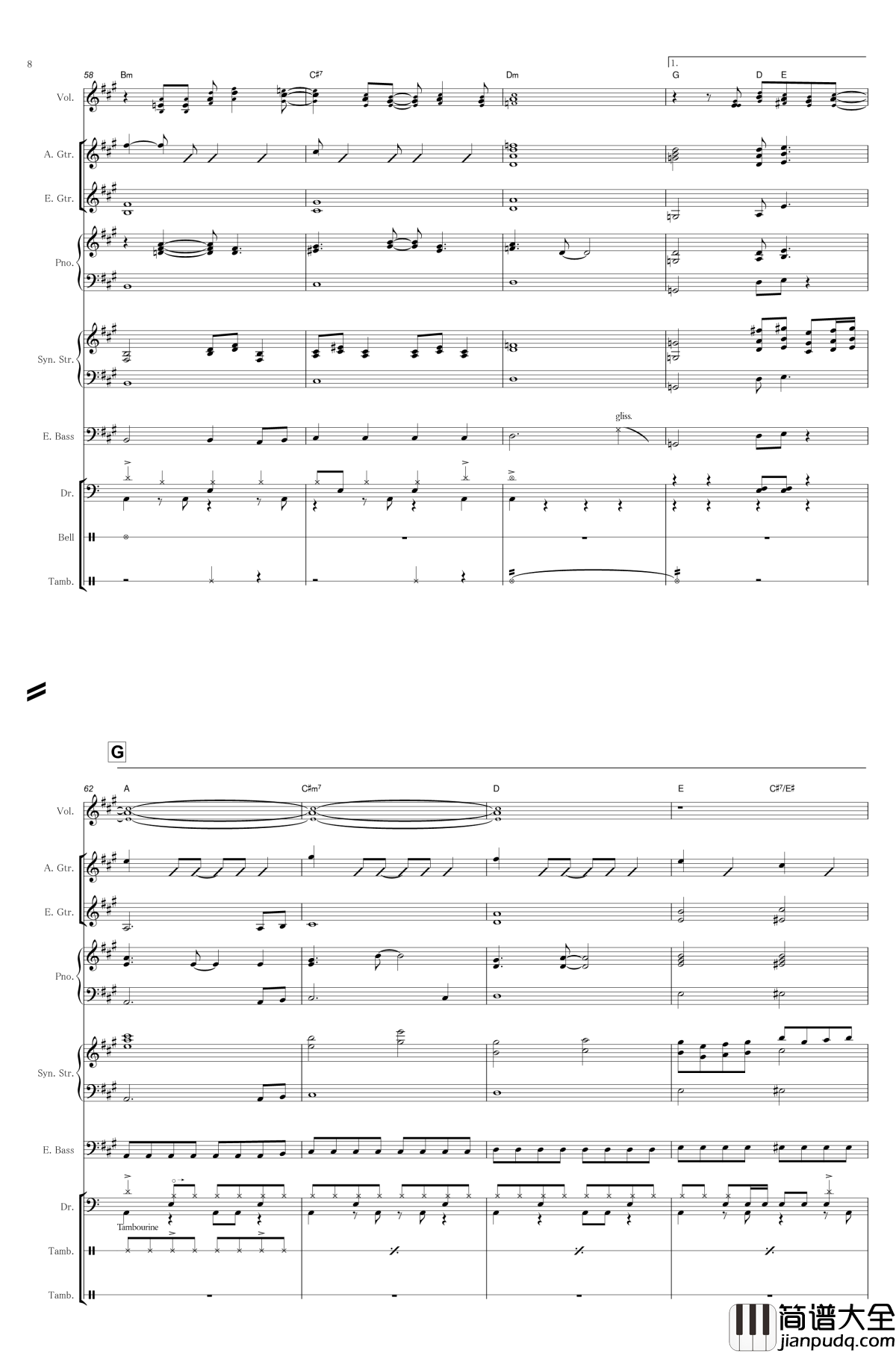 Snow_Halation钢琴谱_乐队伴奏总谱_官方_μ‘s