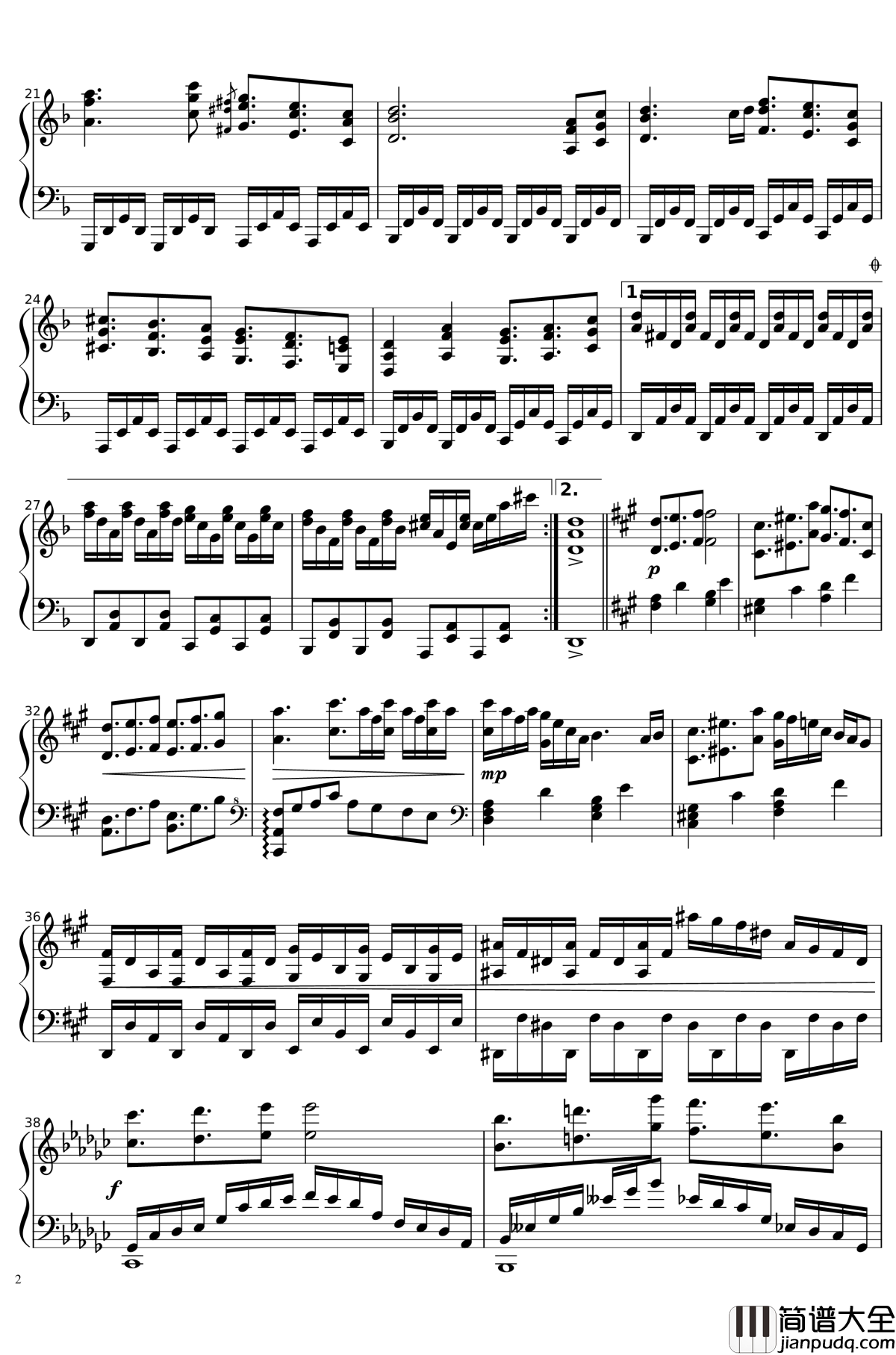 Native_Faith钢琴谱_东方风神录_东方project